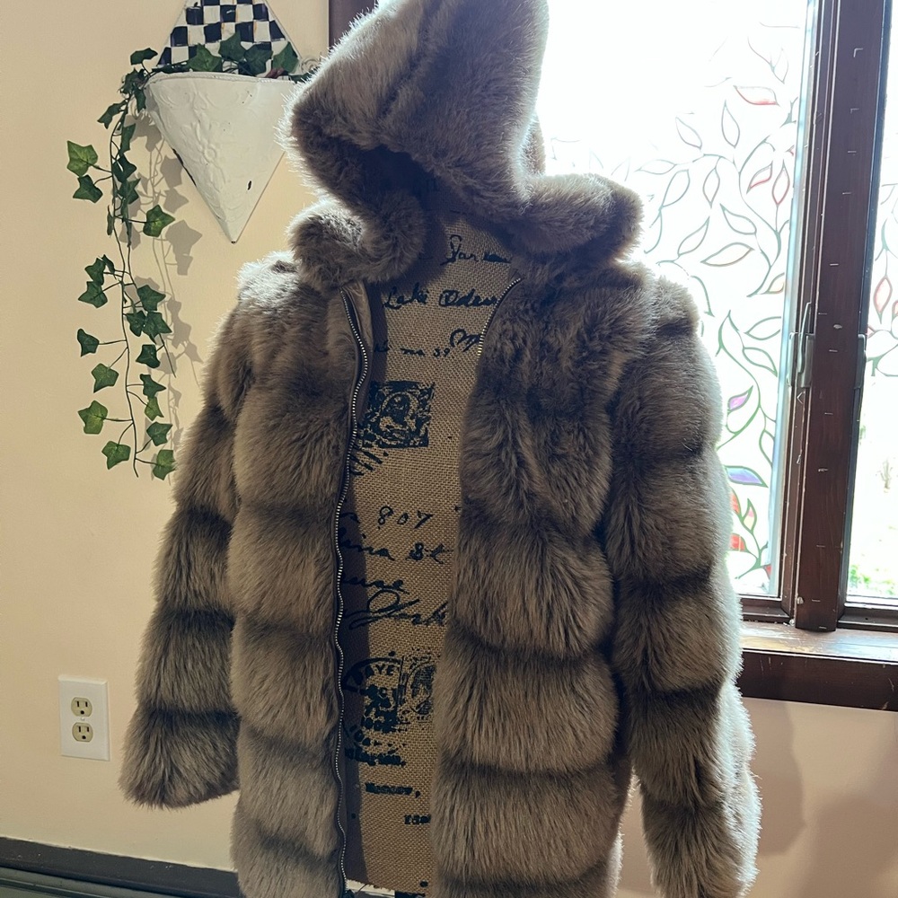 Prince Women's Luxurious Brown Teddy Jacket
